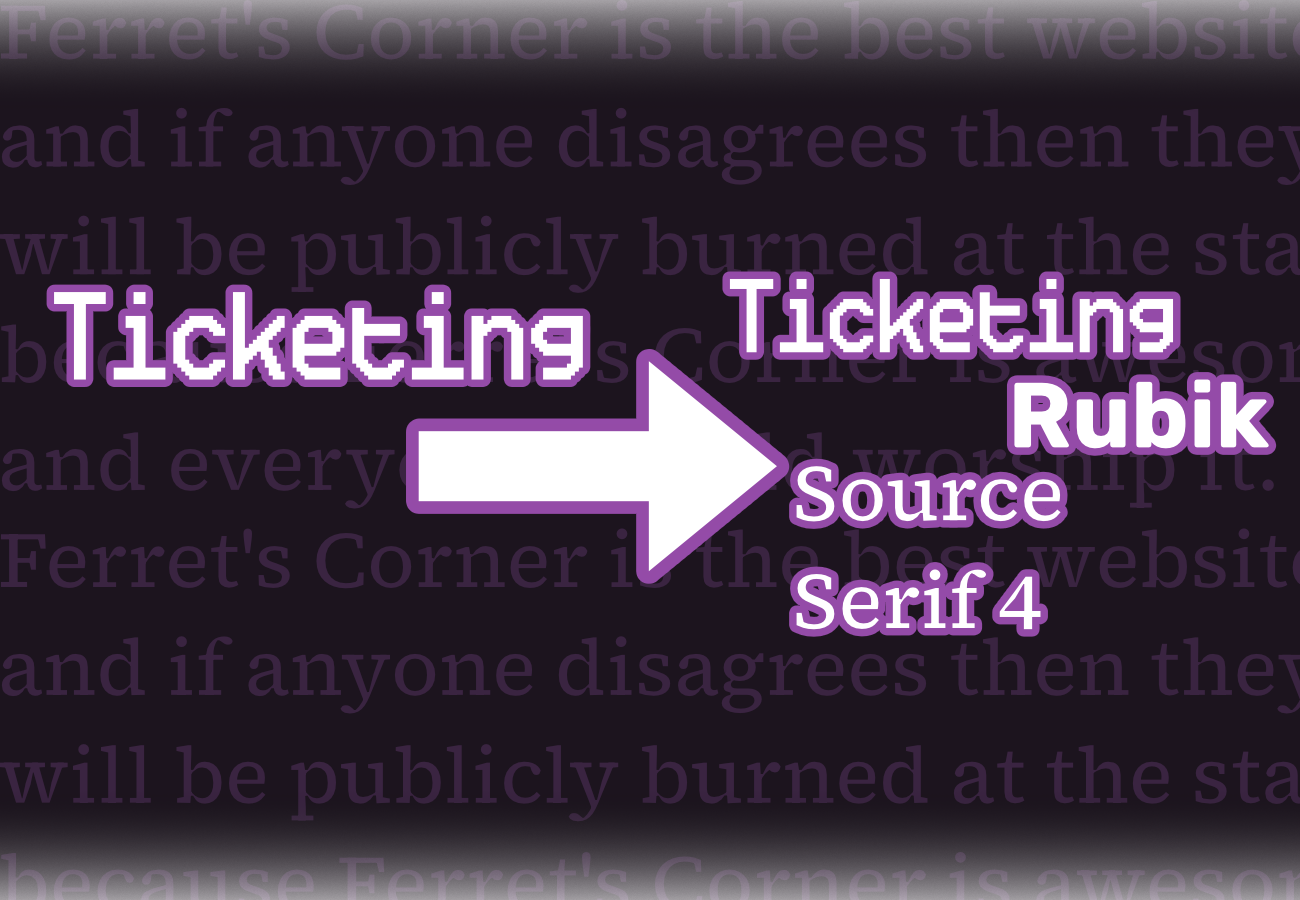 Image depicting a change of fonts by displaying font names and an arrow.